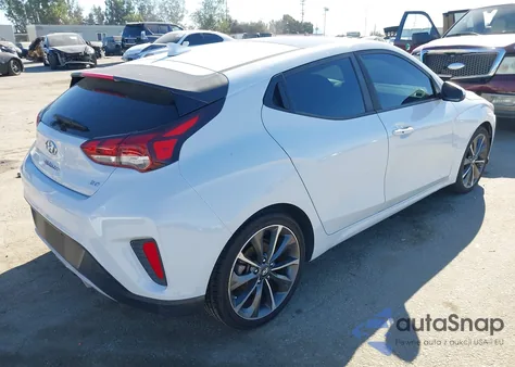 2020 Hyundai Veloster 2.0 Premium z USA, uszkodzony, nr VIN KMHTG6AF2LU028731